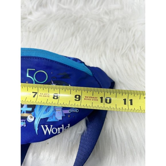 Disney 50th Belt Bag Hip Shoulder Waist Fanny Pack Blue WDW Anniversary - Picture 5 of 5